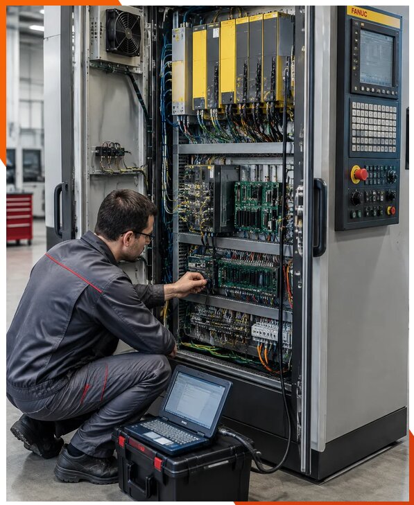 Ремонт систем ЧПУ FANUC промышленных станков в Таре