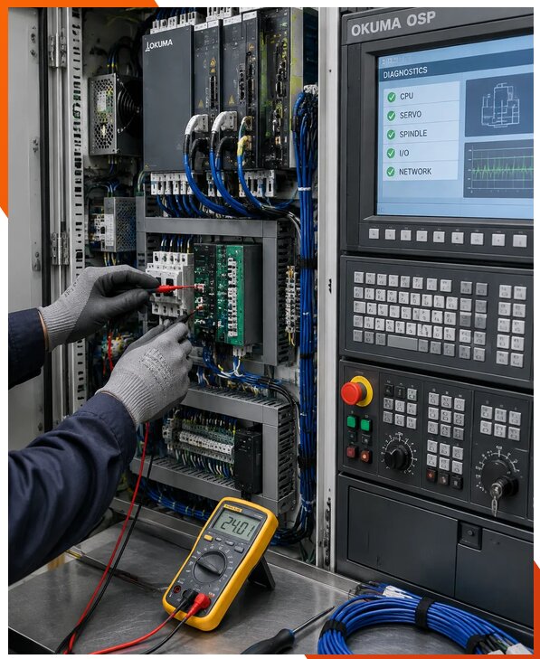 Ремонт систем ЧПУ Okuma OSP в Таре